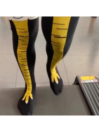 1/2 Pairs Unisex Chicken Claw Funny Over-The-Knee Socks, Unique Socks Suitable For Daily Wear, Sports, Gatherings, Y2k - Image 3