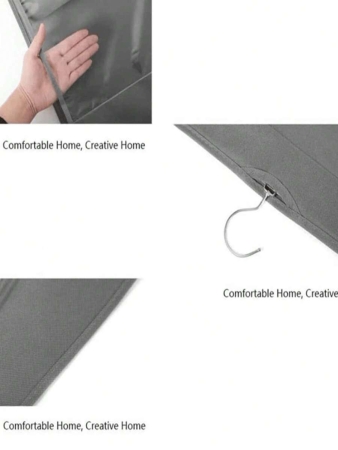 1pc, 6/8 Pockets Hanging Purse Handbag Organizer Clear Hanging Shelf Bag Collection Storage Holder Purse Bag Wardrobe Closet Space Saving Organizers Decor, Room Decorations, Decorations, Decor, Storage, Organizer Dress Pants Shoes Jeans Boots Skirt Bedroom, Organizer, Home Storage, White T Shirt Women, Black Pants Women, Ladies Winter Clothes, Dress, - Image 10