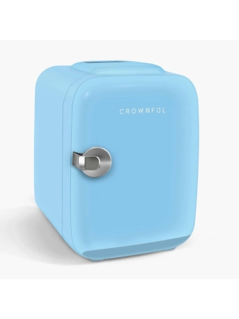 Mini Fridge, 4 Liter/6 Can Portable Cooler and Warmer Personal Refrigerator for Skin Care, Cosmetics, Beverage, Food - Image 11