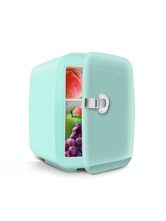 Mini Fridge, 4 Liter/6 Can Portable Cooler and Warmer Personal Refrigerator for Skin Care, Cosmetics, Beverage, Food - Image 19