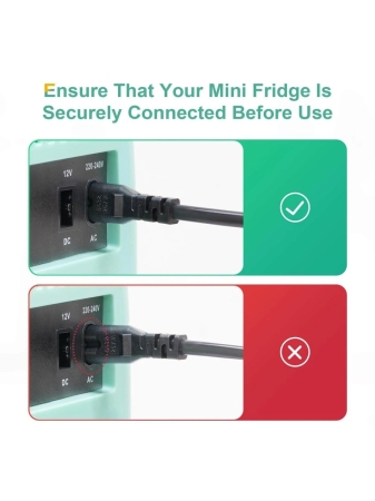 Mini Fridge, 4 Liter/6 Can Portable Cooler and Warmer Personal Refrigerator for Skin Care, Cosmetics, Beverage, Food - Image 27