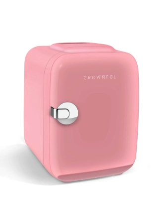 Mini Fridge, 4 Liter/6 Can Portable Cooler and Warmer Personal Refrigerator for Skin Care, Cosmetics, Beverage, Food - Image 35