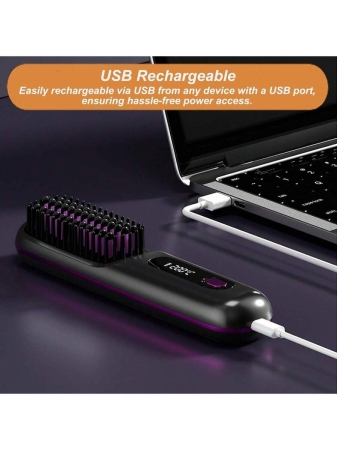 Go Brush Pro,Portable Straightener Brush - Gobrush Pro,Gobrush Pro (D) - Image 4