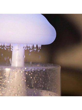 Relaxing Cloud Rain Diffuser Night Light Humidifier Raindrop Aromatherapy Machine Atomization Humidification Colorful Lamp Valentine's Day Gift - Image 8
