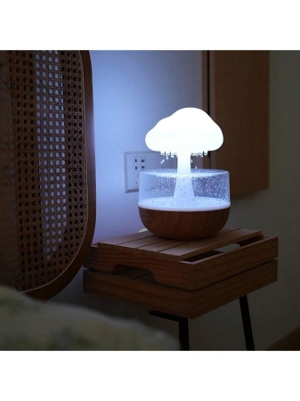 Relaxing Cloud Rain Diffuser Night Light Humidifier Raindrop Aromatherapy Machine Atomization Humidification Colorful Lamp Valentine's Day Gift - Image 11