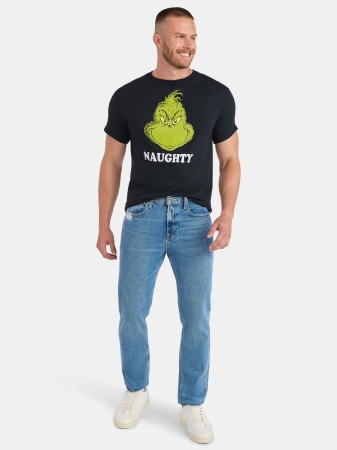 Dr. Seuss The Grinch Men's and Big Men's Graphic Tee, Sizes S-3XL - Image 2