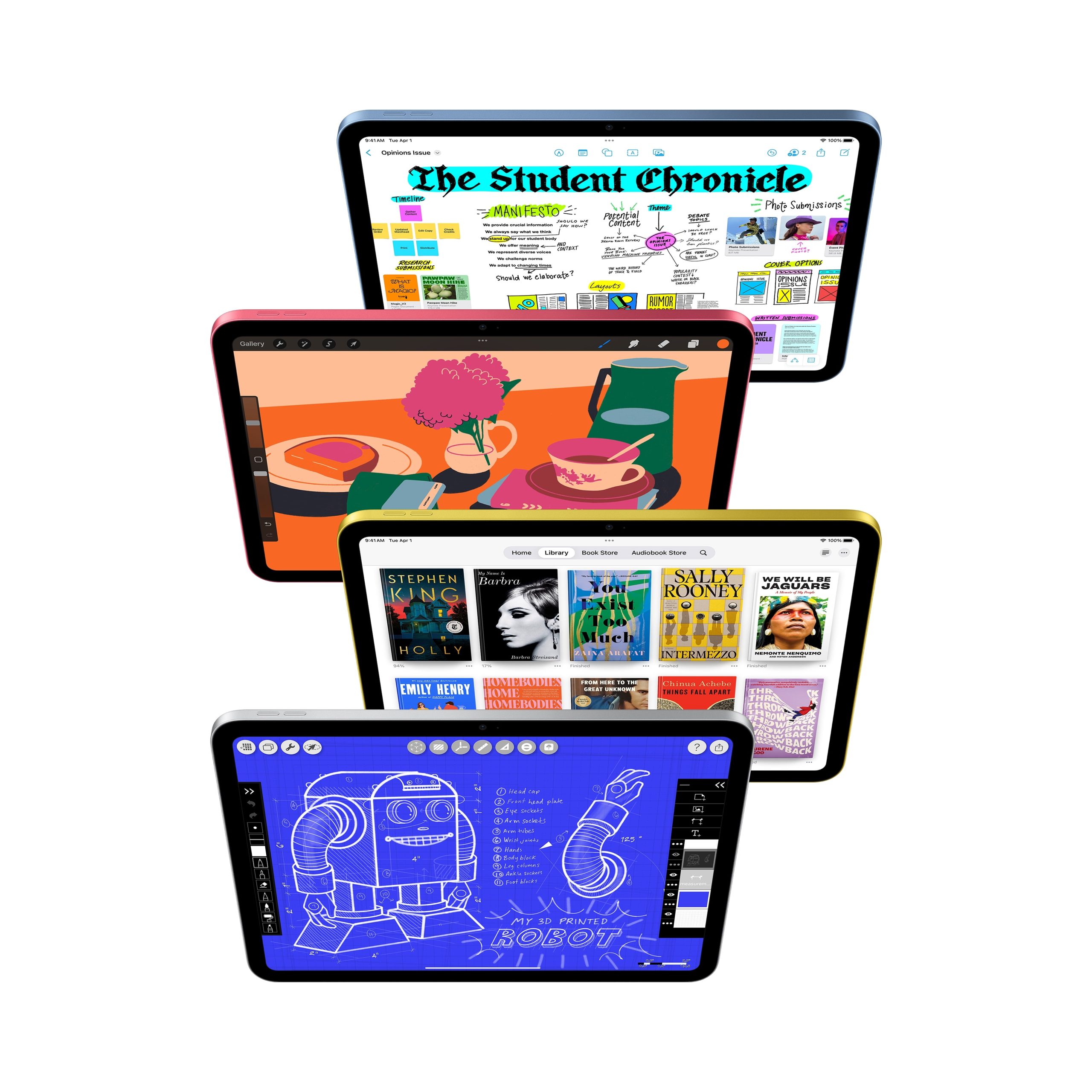 2025 Apple 11-inch iPad A16 Wi-Fi 128GB - Silver - Image 3