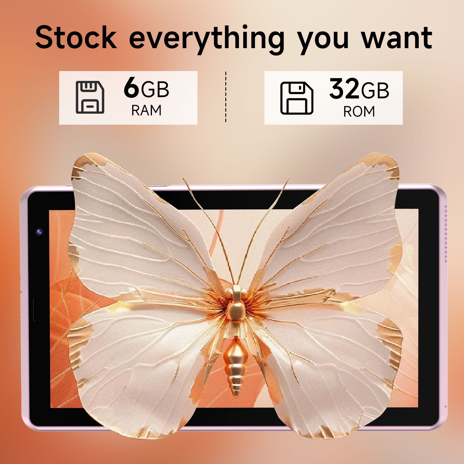 7 inch Tablet Android 15 Tablets, 6GB RAM 32GB ROM 1TB Expandable, Quad-Core Processor Tablet PC, WiFi6, 3000mAh Battery, Bluetooth, 1024 x 600 IPS Touch Screen, 5MP Dual Camera, GMS Certified, Pink - Image 11