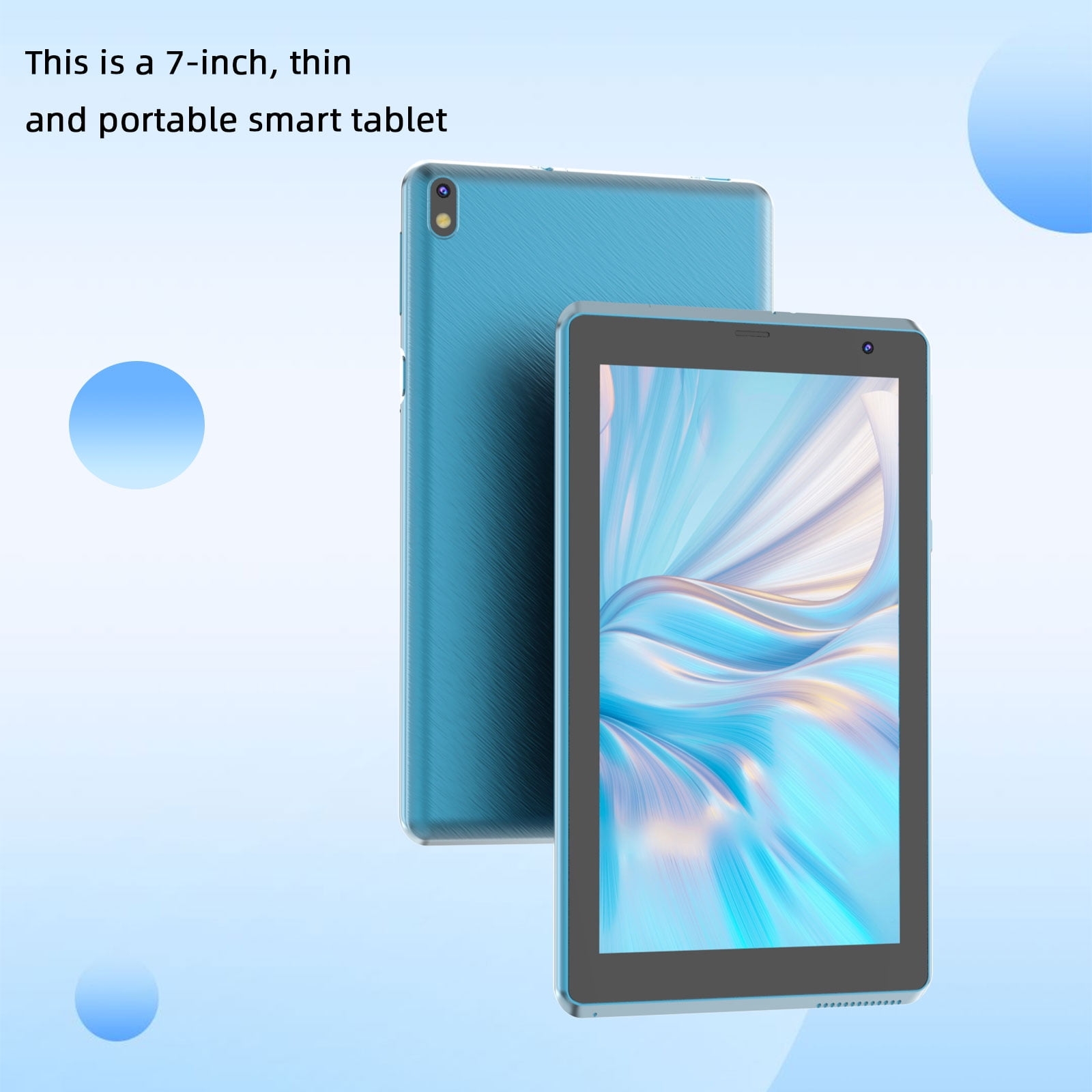 7 inch Tablet Android 15 Tablets, 6GB RAM 32GB ROM 1TB Expandable, Quad-Core Processor Tablet PC, WiFi6, 3000mAh Battery, Bluetooth, 1024 x 600 IPS Touch Screen, 5MP Dual Camera, GMS Certified, Navy - Image 4