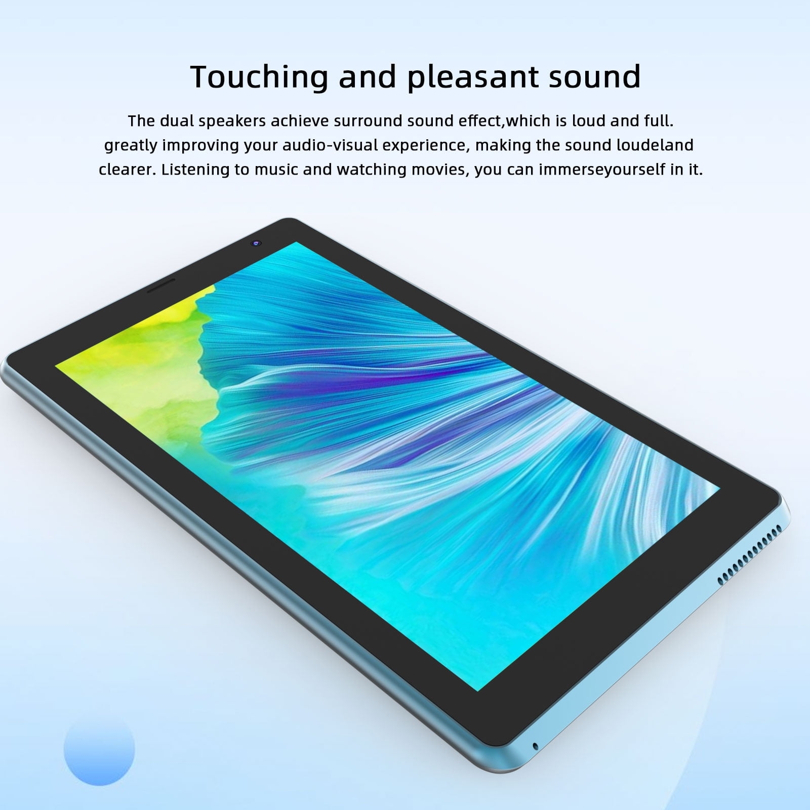 7 inch Tablet Android 15 Tablets, 6GB RAM 32GB ROM 1TB Expandable, Quad-Core Processor Tablet PC, WiFi6, 3000mAh Battery, Bluetooth, 1024 x 600 IPS Touch Screen, 5MP Dual Camera, GMS Certified, Navy - Image 5