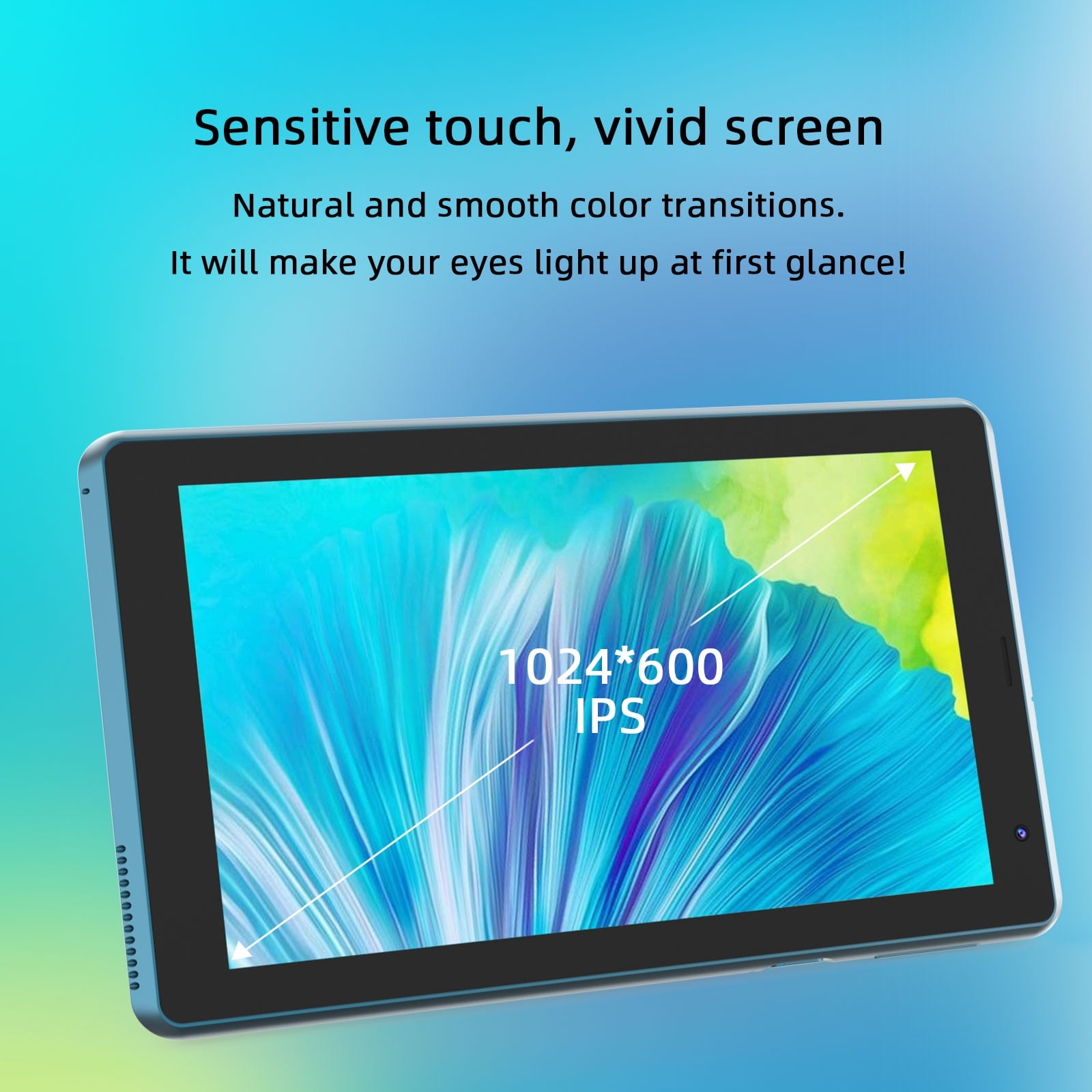 7 inch Tablet Android 15 Tablets, 6GB RAM 32GB ROM 1TB Expandable, Quad-Core Processor Tablet PC, WiFi6, 3000mAh Battery, Bluetooth, 1024 x 600 IPS Touch Screen, 5MP Dual Camera, GMS Certified, Navy - Image 6