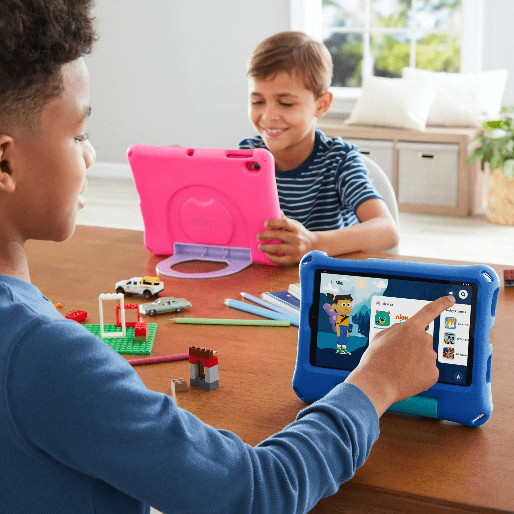 onn 10.1" Kids’ Tablet, 32GB, (2024 Model) - Pink - Image 2