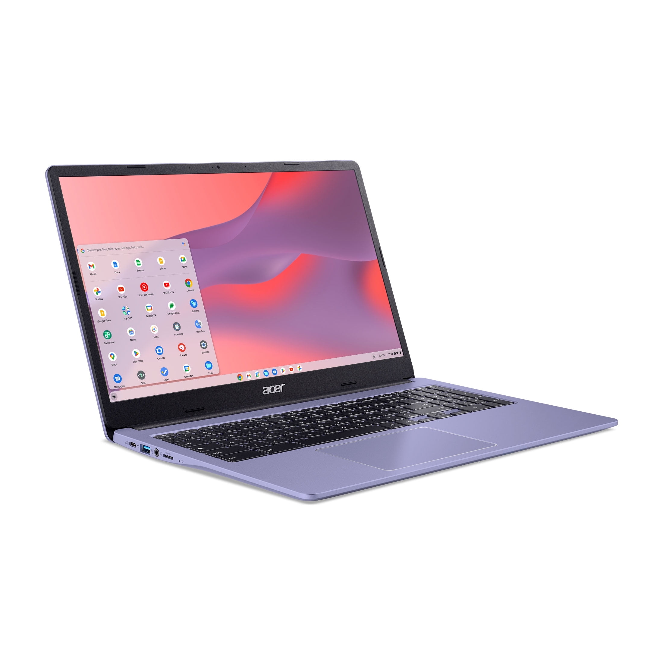 Acer Chromebook 315 15.6 inch Laptop Intel Processor N4500 4GB RAM 64GB eMMC Moonstone Purple - Image 4