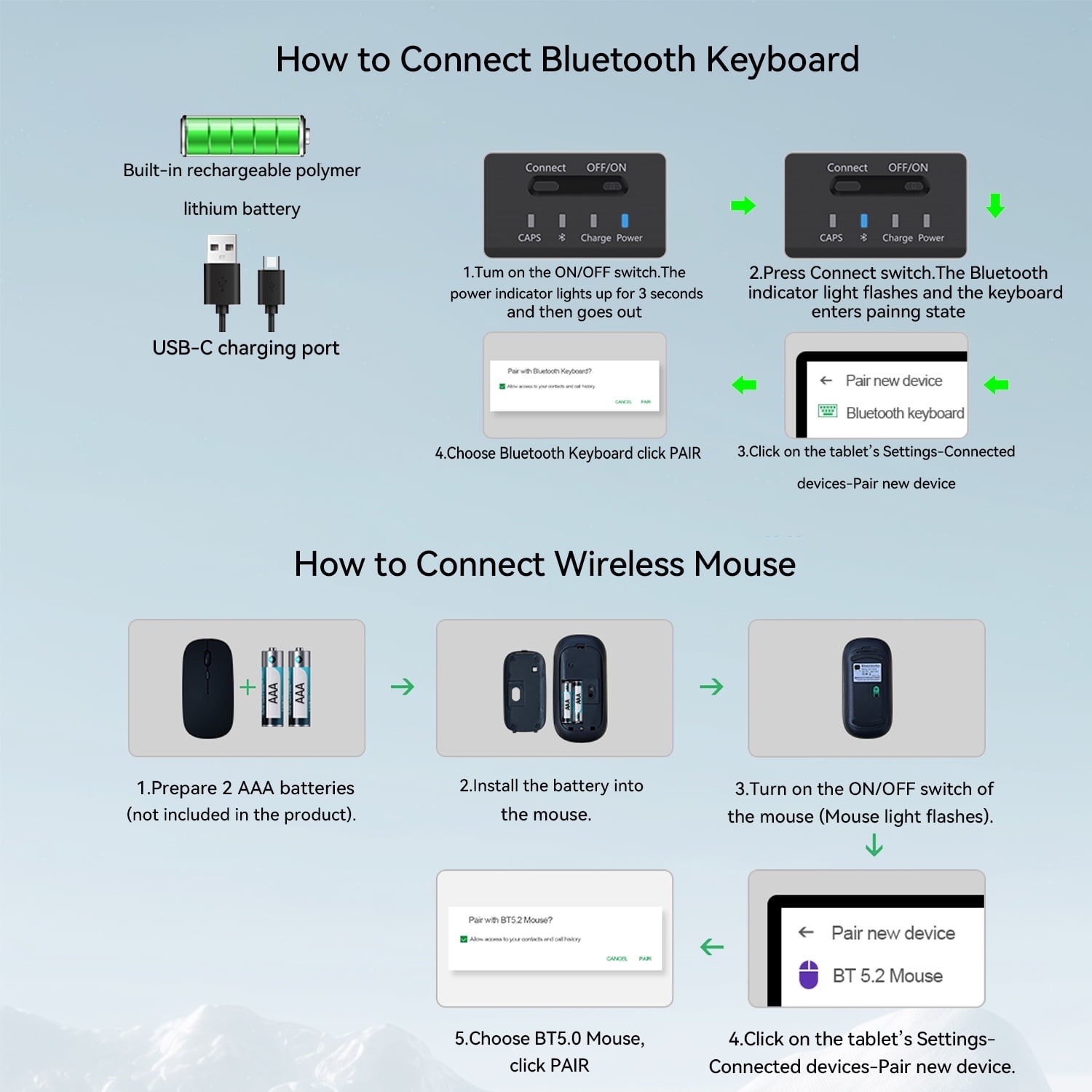 Android 15 Tablet ,8GB Ram 128GB Rom,5G WIFI 8MP+13MP Camera,1280x800 IPS Google Tablets - Image 6