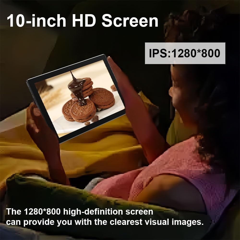 YQSavior (2024) 10.1 in 1280x800 Child Tablet, 64GB, Android 13, Wi-Fi, Bluetooth, Black - Image 4