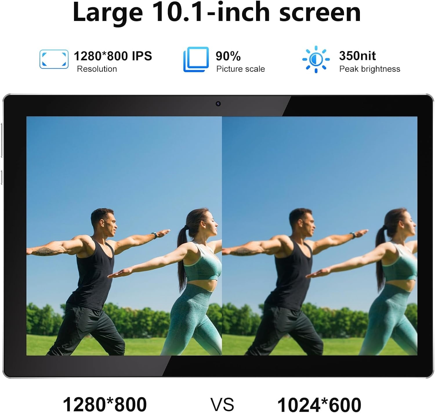 10 inch Android 13 Tablet, 8GB RAM+64GB ROM+512GB Expandable Computer Tablets PC, IPS Screen, 2+8MP Dual Camera, WiFi, BT, Google Certified Tablet - Image 15